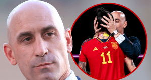 Kissing row: Spanish FA President RESIGNS Kissing row: Spanish FA President RESIGNS