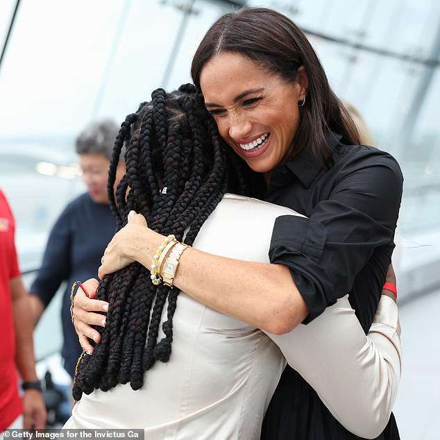 'You're my Nigerian sister!': Meghan tells Invictus star Glory Essien