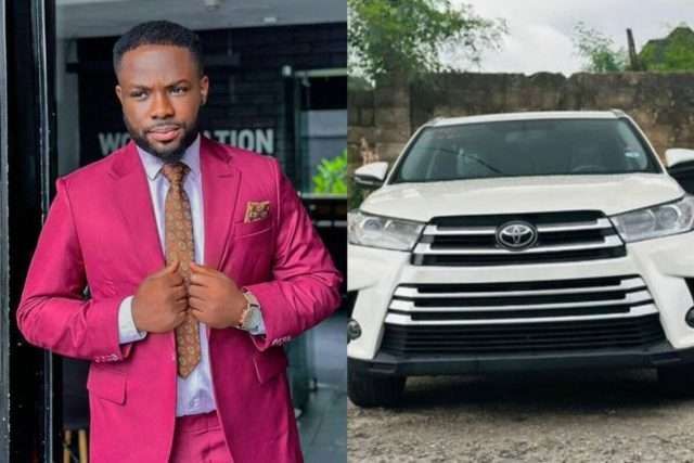 Actor Ibrahim Yekini ‘Itele’ acquires a new car
