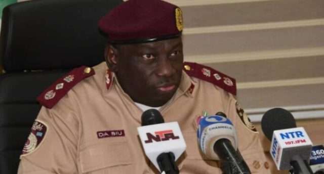 Dauda-biu-FRSC-2-e1694707591735-680x365_cladunliadisnews.com_ FRSC says it has mandated its personnel not to enter offenders vehicles