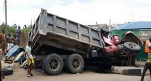 Truck crushes three to death in Ekiti Truck crushes three to death in Ekiti