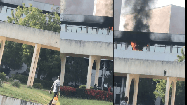 Section of Supreme Court in Abuja catches fire