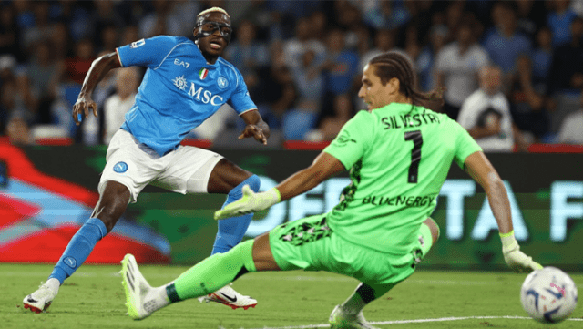 Osimhen puts crisis aside, scores for Napoli