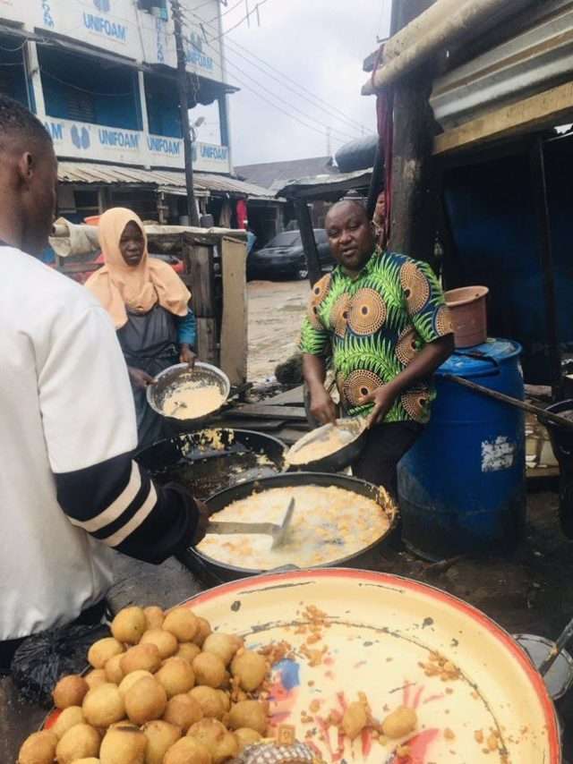 Content writer celebrates her father who sent her to a private university by selling akara 