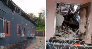 Event center collapses on burial guests in Ekiti Event center collapses on burial guests in Ekiti