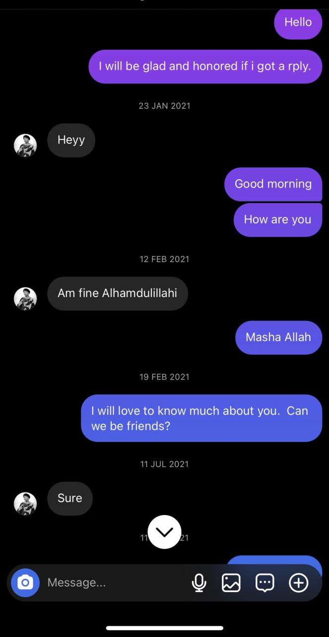 Man marries lady after sliding into her Instagram DM 