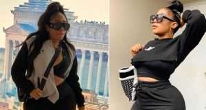Moyo Lawal heads to Paris to cool off after s3x tape stress Moyo Lawal heads to Paris to cool off after s3x tape stress
