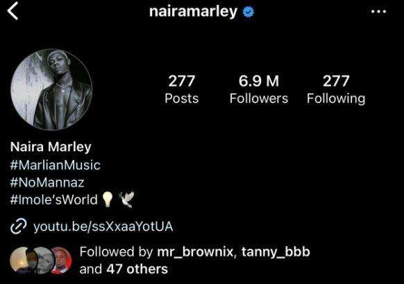 Mohbad: Naira Marley LOSES Instagram followers