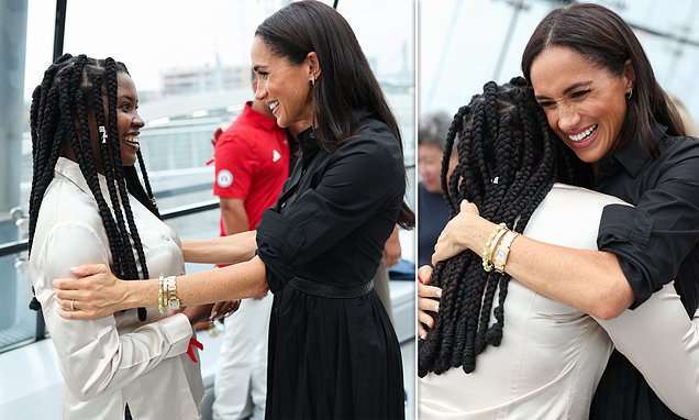 'You're my Nigerian sister!': Meghan tells Invictus star Glory Essien