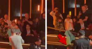 Gerard Piqué FALLS Off Stage At Event Gerard Piqué FALLS Off Stage At Event