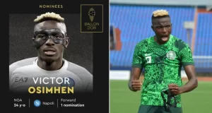 2023 Ballon d’Or: Victor Osimhen ranked 8th best player 2023 Ballon d’Or: Victor Osimhen ranked 8th best player