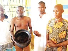 Pastor, three others caught with human skull