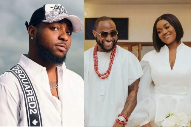 Davido reacts to news of welcoming twins with wife, Chioma