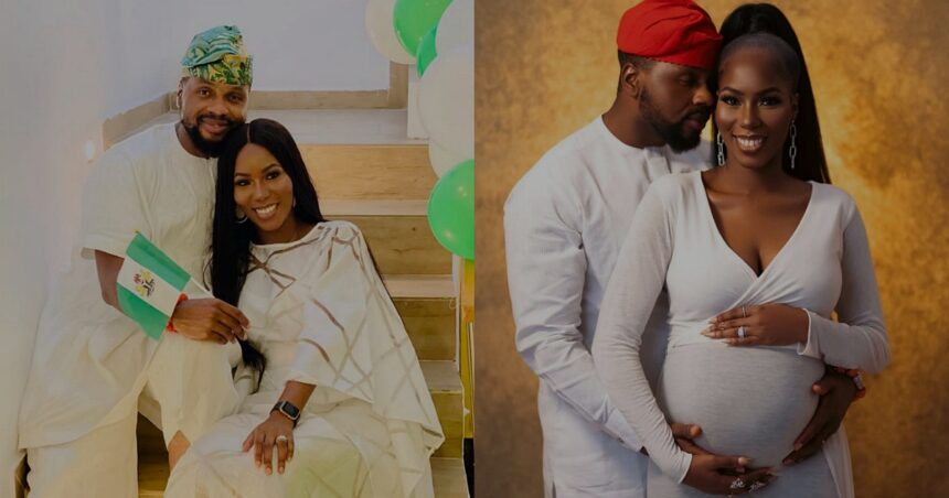 Debola Williams and wife, Kehinde, expecting their first child