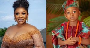 Adorable photos of actress Wumi Toriola’s son Adorable photos of actress Wumi Toriola's son