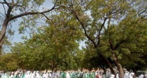 Photos: Emir, students hold prayers over insecurity in Zamfara