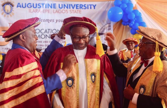Femi Otedola becomes Chancellor, gifts 750 students N1m each