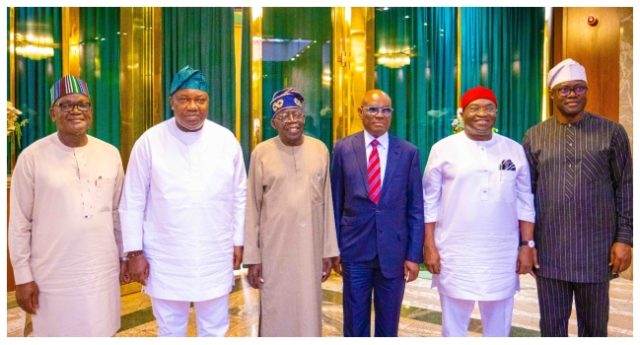 G-5 governors hold talks with Tinubu in Abuja