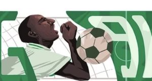 Google celebrates Rashidi Yekini’s post-humous 60th birthday with Doodle Google celebrates Rashidi Yekini’s post-humous 60th birthday with Doodle