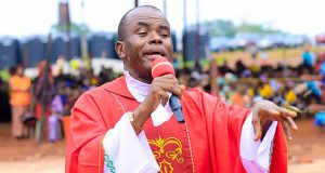 Fr. Mbaka tells politicians, NOT to come to his bazaar if they won’t donate money Fr. Mbaka tells politicians, NOT to come to his bazaar if they won't donate money