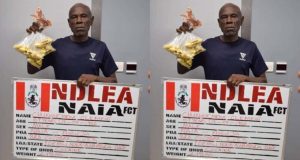 NDLEA nabs 67-year-old at Abuja airport for ingesting 100 wraps of Cocaine NDLEA nabs 67-year-old at Abuja airport for ingesting 100 wraps of Cocaine