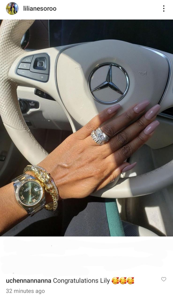 Lilian Esoro SPARKS engagement rumour