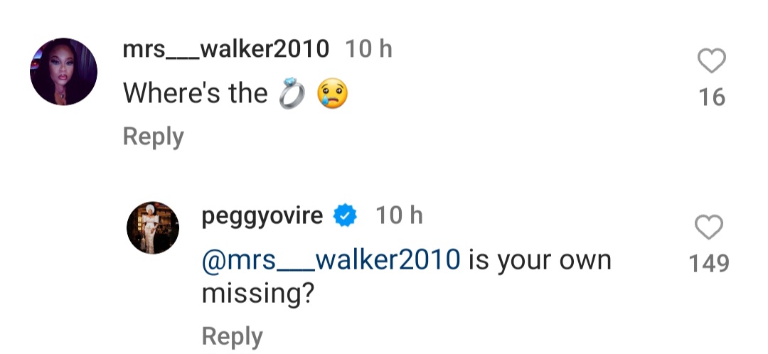BETWEEN actress Peggy Ovire and a fan