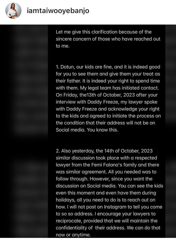 OAP Dotun’s ex wife finally grants him access to his children