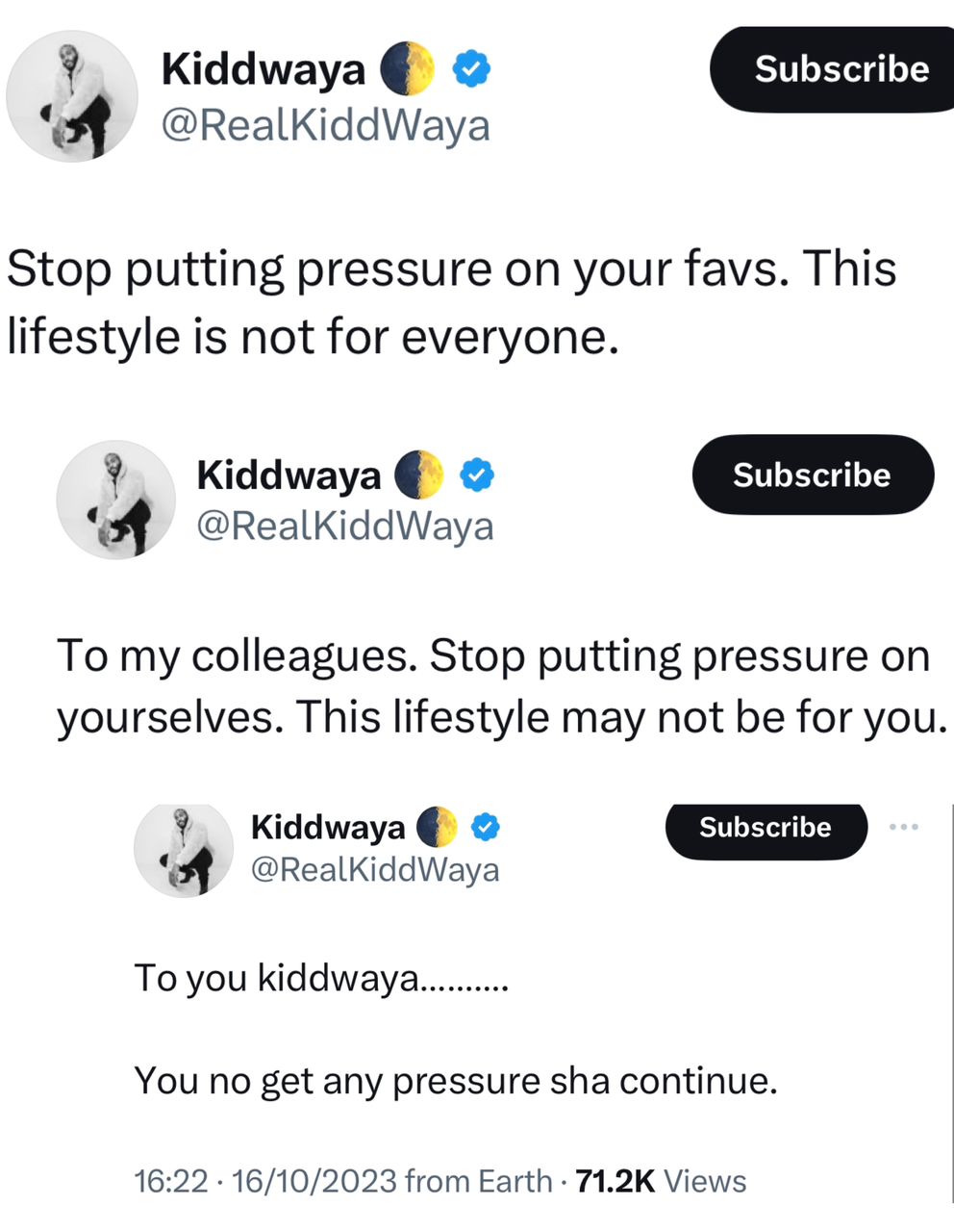 Stop putting pressure on yourselves, BBNaija star, Kiddwaya tells colleagues