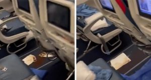 Flight canceled after passenger poops on plane floor Flight canceled after passenger poops on plane floor