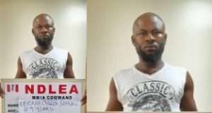 NDLEA arrests wanted drug suspect at Lagos airport NDLEA arrests wanted drug suspect at Lagos airport