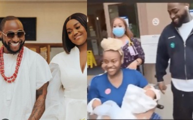 Davido BREAKS silence on welcoming twins with Chioma