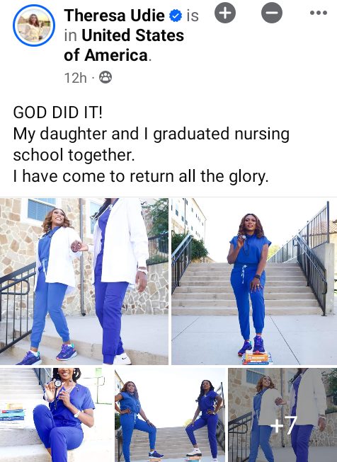  Nigerian mum and daughter GRADUATE from nursing school in America
