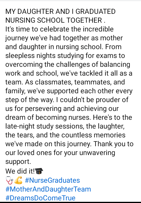 Nigerian mum and daughter GRADUATE from nursing school in America