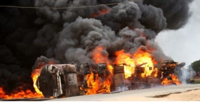 20 injured as petrol tanker explodes during offloading at petrol station