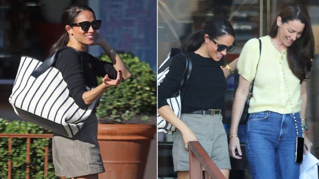 Meghan enjoys girls' day out with friend
