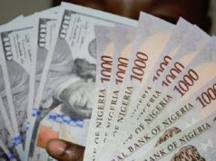 Naira falls to N1, 000/$ in official market