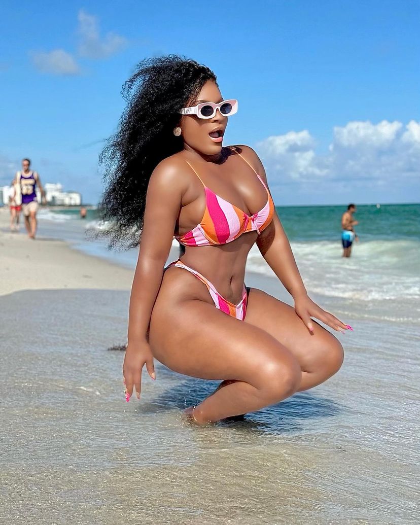Destiny Etiko flaunts her banging bikini bod
