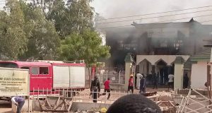 Photos: Fire guts World Bank project in Yobe Fire guts World Bank project in Yobe