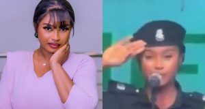 Actress Descushiel apologises over wrong national anthem lyrics Actress Descushiel apologises over wrong national anthem lyrics