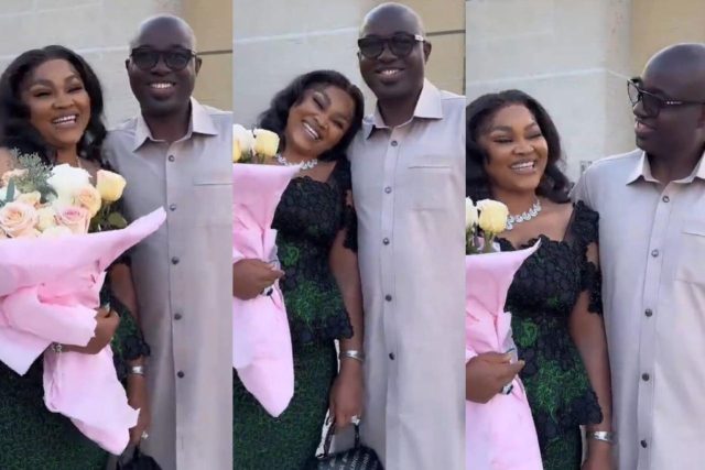 Mercy Aigbe gushes over her husband, Kazim Adeoti
