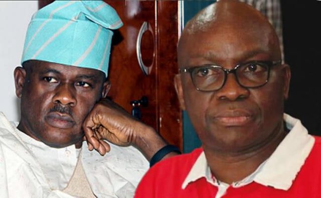 Obanikoro-and-Fayoseladunliadisnews.com_ N1.2 billion cash was airlifted to Fayose in 2014, Obanikoro tells court