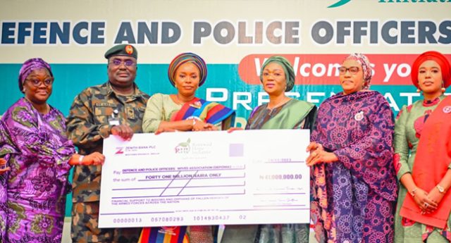 Remi Tinubu donates N427m to Military’s widows