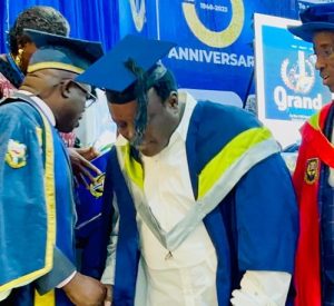 Saheed Osupa graduates from University of Ibadan