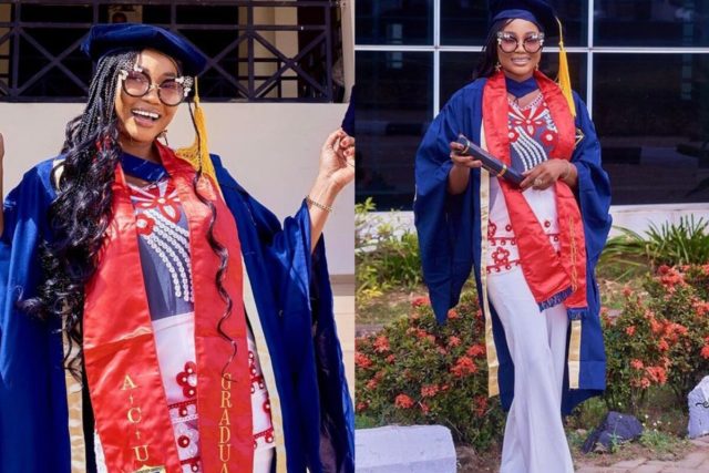 Jumoke Odetola GRATEFUL as she completes her Masters