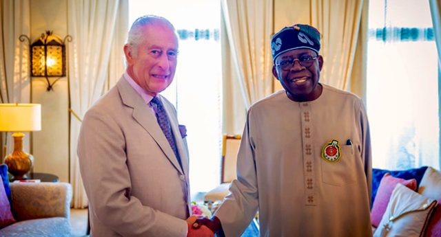 Tinubu_Ling-Charlesladunliadisnews.com_ President Tinubu meets King Charles III At COP28 Summit