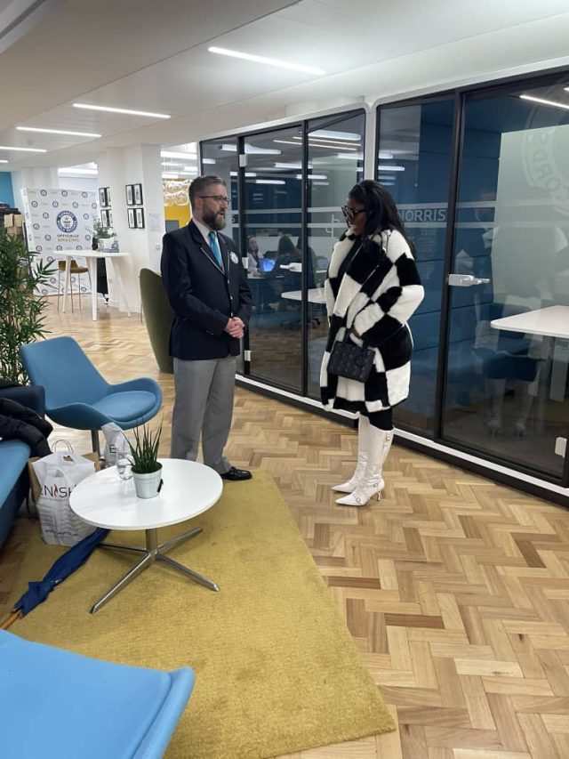 Hilda Baci at the Guinness World Records headquarters