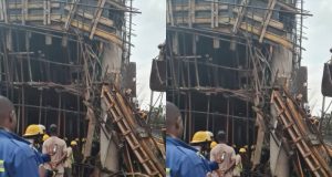Photos: Building under construction collapses in Abuja Photos: Building under construction collapses in Abuja