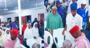 Video of Islamic cleric ‘performing miracle on a physically challenged lady’ inside a mosque Video of Islamic cleric 'performing miracle on a physically challenged lady' inside a mosque