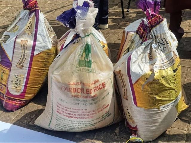 Customs uncovers 975 ammunition rounds inside bags of rice in Ogun